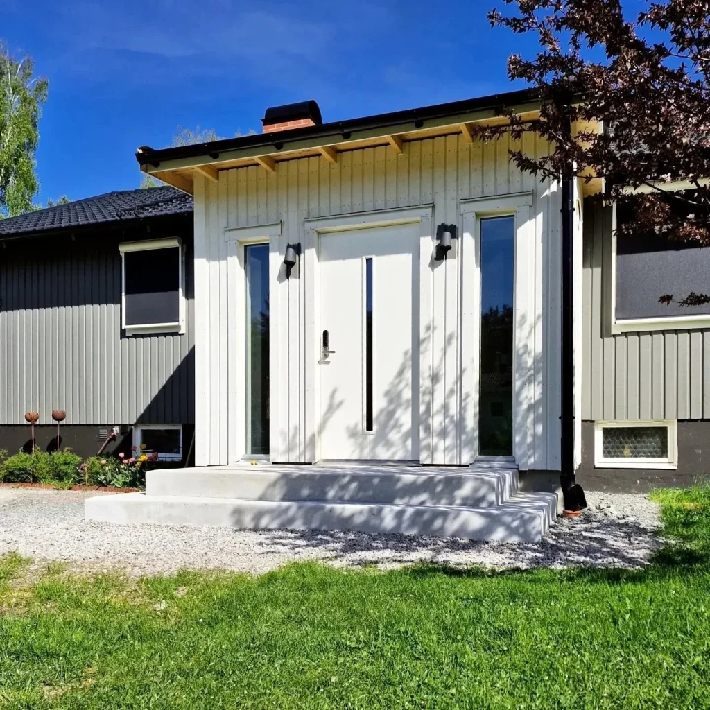 Utbyggnad av en villa i Uppsala
