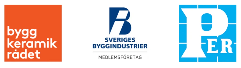 Byggkermaikrådet, Sveriges byggindustrier och PER logga tillsammans.