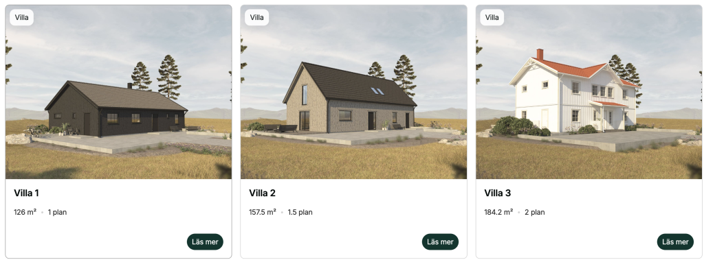 En bild på bygglovsritningar från bygghubb. 